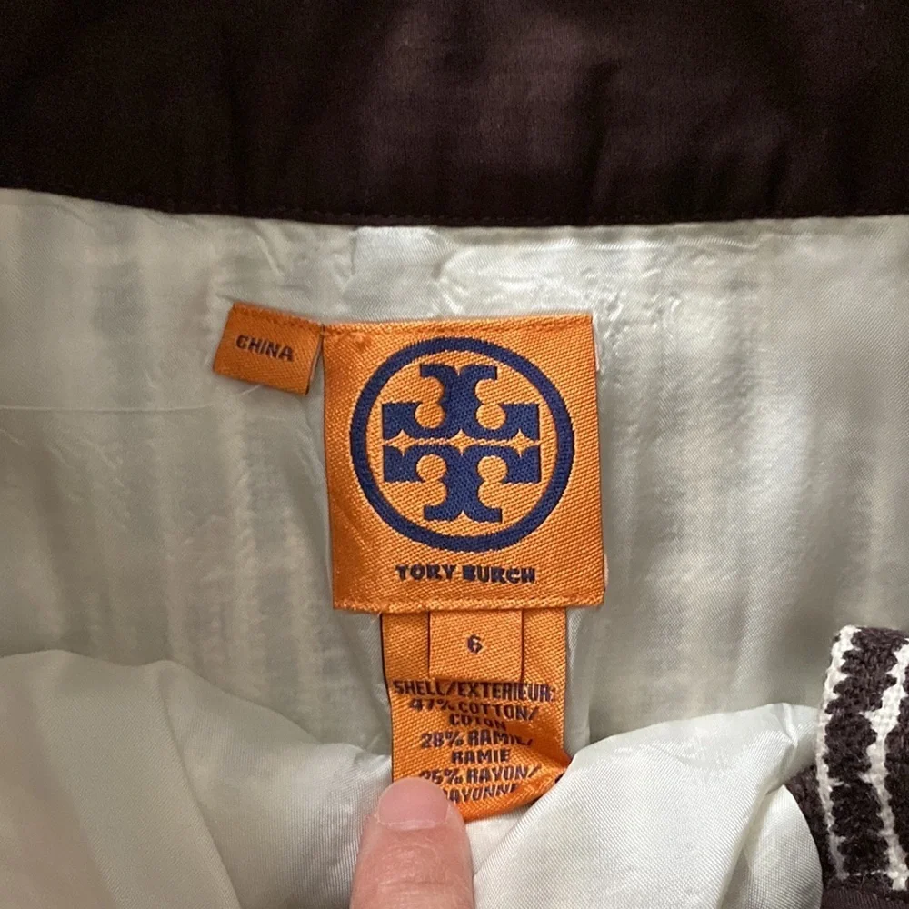 Tory Burch A line Pencil Tweed Skirt. Size 6